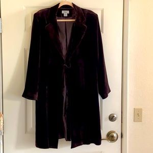 Ania.A - chocolate brown silk jacket